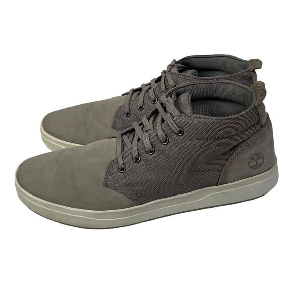 Timberland Davis Square Medium Grey Nubuck Chukka Shoe / Men's Size 11 A1SES - Picture 3 of 14